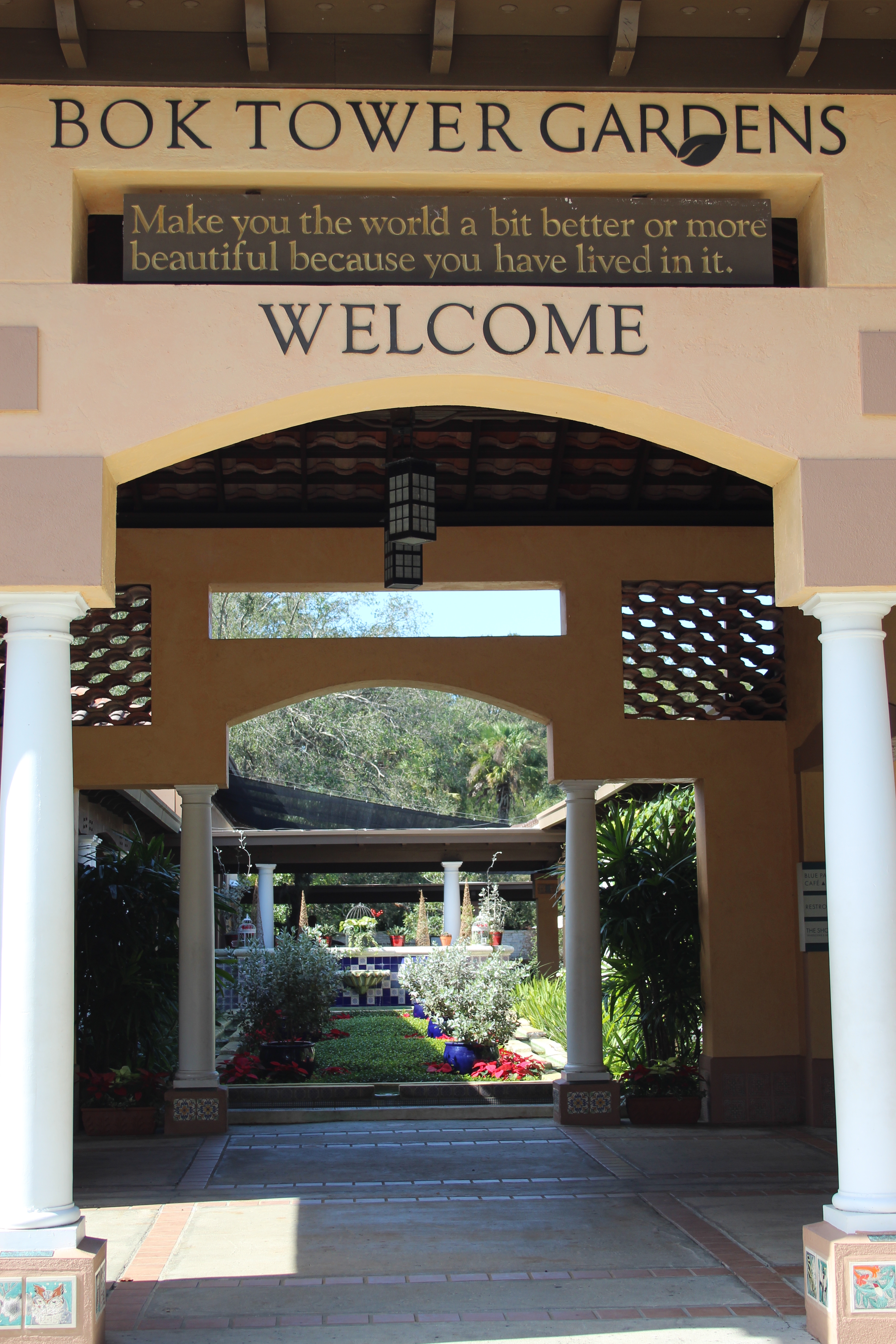 Bok Towers Entry